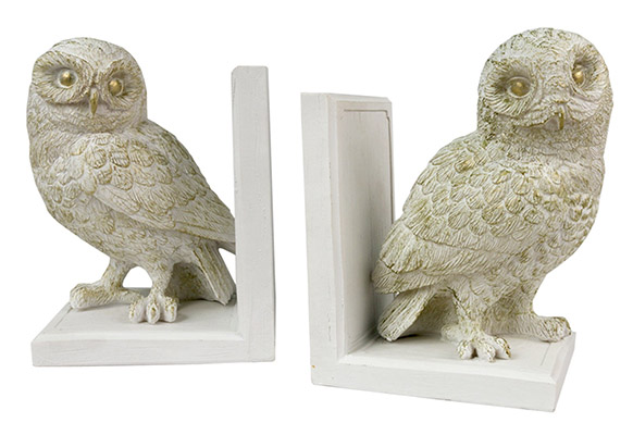 Resin Owl Bookends